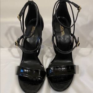 Gorgeous Michael Kors Croc Strappy Stilletos!